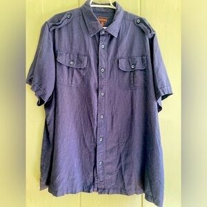 Boulder Creek Trading Company XXL Big & Tall Pocket Button Up Short Sleeve Shirt